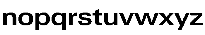 PPNeueGstaadWide WideSemibold Instance Font LOWERCASE