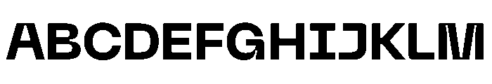 PPNeueMachina InktrapBold Instance Font UPPERCASE