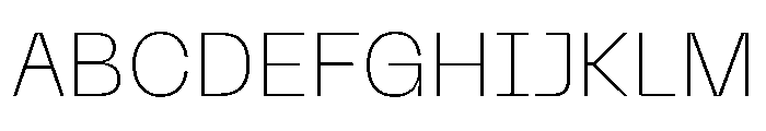 PPNeueMachina InktrapThin Instance Font UPPERCASE