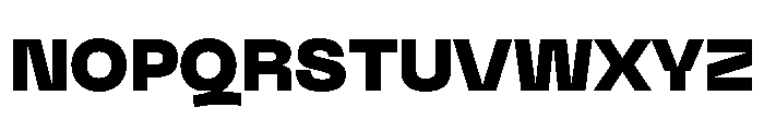 PPNeueMachina PlainBlack Instance Font UPPERCASE