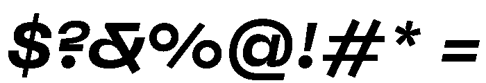 PPNeueMachina PlainBoldItalic Instance Font OTHER CHARS