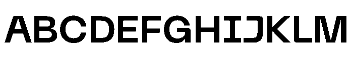PPNeueMachina PlainSemibold Instance Font UPPERCASE