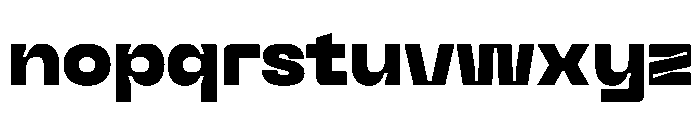 PPNeueMachinaInktrap Black Instance Font LOWERCASE