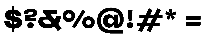 PPNeueMachinaPlain Black Instance Font OTHER CHARS