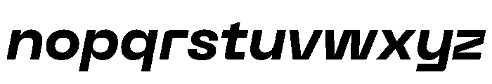 PPNeueMachinaPlain BoldItalic Instance Font LOWERCASE