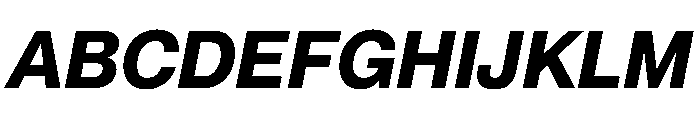 PPNeueMontreal BoldItalic Instance Font UPPERCASE
