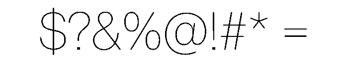 PPNeueMontreal Extralight Instance Font OTHER CHARS