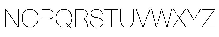 PPNeueMontreal Extralight Instance Font UPPERCASE