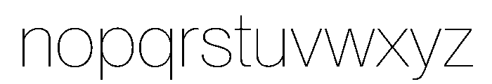 PPNeueMontreal Extralight Instance Font LOWERCASE