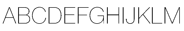 PPNeueMontreal Extralight Font UPPERCASE