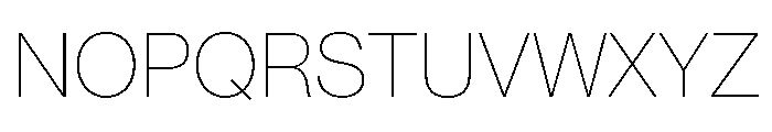 PPNeueMontreal Extralight Font UPPERCASE