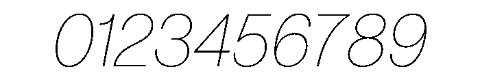 PPNeueMontreal ExtralightItalic Instance Font OTHER CHARS