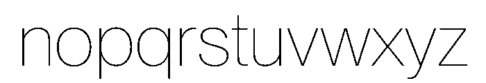 PPNeueMontreal Extralight Font LOWERCASE