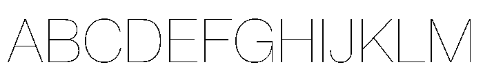 PPNeueMontreal Hairline Font UPPERCASE