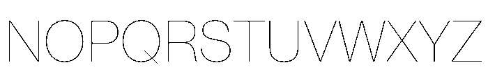 PPNeueMontreal Hairline Font UPPERCASE