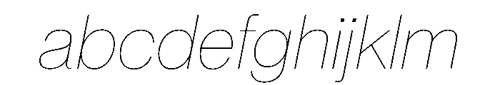 PPNeueMontreal HairlineItalic Instance FONT