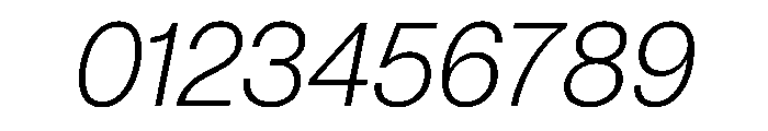 PPNeueMontreal LightItalic Instance Font OTHER CHARS