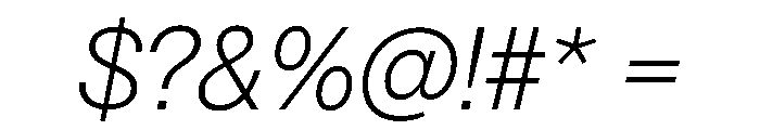 PPNeueMontreal LightItalic Instance Font OTHER CHARS