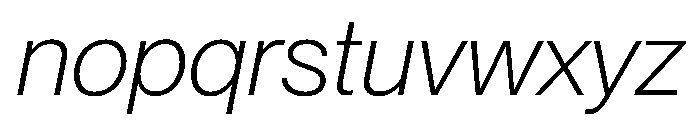 PPNeueMontreal LightItalic Instance Font LOWERCASE