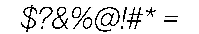 PPNeueMontreal LightItalic Font OTHER CHARS