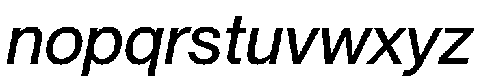 PPNeueMontreal MediumItalic Instance Font LOWERCASE