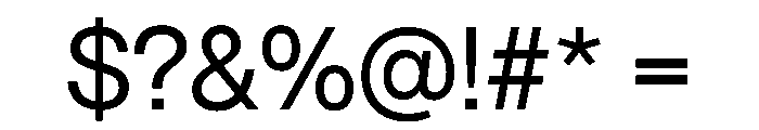 PPNeueMontreal Regular Instance Font OTHER CHARS