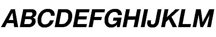 PPNeueMontreal SemiboldItalic Instance Font UPPERCASE