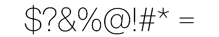PPNeueMontreal Thin Instance Font OTHER CHARS