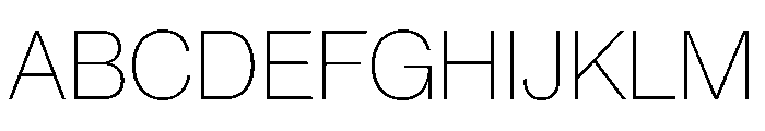 PPNeueMontreal Thin Instance Font UPPERCASE