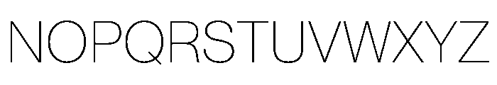 PPNeueMontreal Thin Instance Font UPPERCASE