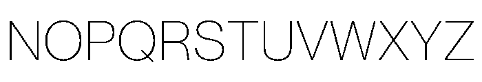 PPNeueMontrealArabic Thin Instance Font UPPERCASE