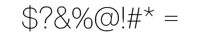 PPNeueMontrealArabic Thin Font OTHER CHARS