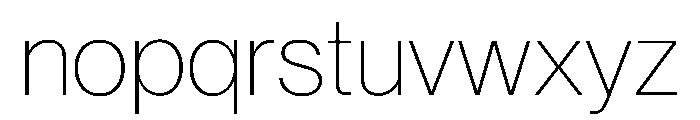 PPNeueMontrealArabic Thin Font LOWERCASE