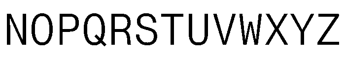 PPNeueMontrealMono Book Instance Font UPPERCASE
