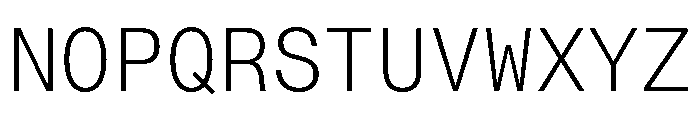 PPNeueMontrealMono Light Instance Font UPPERCASE