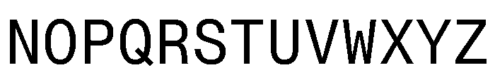 PPNeueMontrealMono Regular Font UPPERCASE