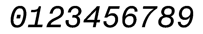 PPNeueMontrealMono RegularItalic Font OTHER CHARS