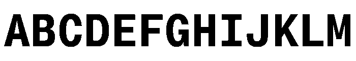 PPNeueMontrealMono Semibold Instance Font UPPERCASE