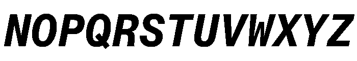 PPNeueMontrealMono SemiboldItalic Instance Font UPPERCASE