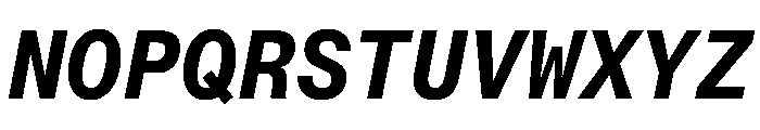 PPNeueMontrealMono SemiboldItalic Font UPPERCASE