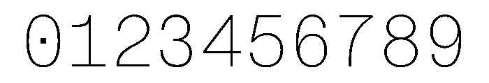 PPNeueMontrealMono Thin Instance Font OTHER CHARS