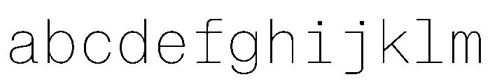 PPNeueMontrealMono Thin Instance FONT
