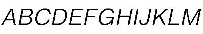 PPNeueMontrealText BookItalic Instance Font UPPERCASE