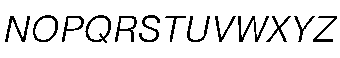 PPNeueMontrealText BookItalic Instance Font UPPERCASE