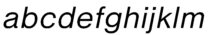 PPNeueMontrealText Italic Instance FONT