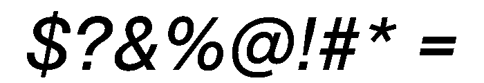 PPNeueMontrealText MediumItalic Instance Font OTHER CHARS