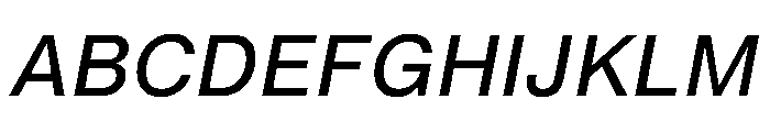 PPNeueMontrealText MediumItalic Instance Font UPPERCASE