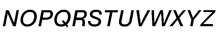 PPNeueMontrealText MediumItalic Instance Font UPPERCASE