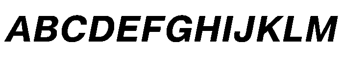 PPNeueMontrealText SemiboldItalic Instance Font UPPERCASE
