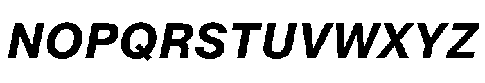 PPNeueMontrealText SemiboldItalic Instance Font UPPERCASE